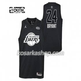 Dres Los Angeles Lakers Kobe Bryant 24 2018 All Star Jordan Brand Crna Swingman - Dječji